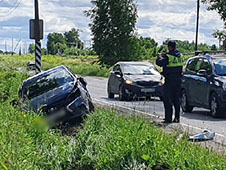 Причиной дорожной аварии стала невнимательность