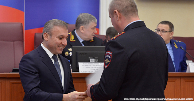 Ваге Петросян принял участие в расширенном заседании коллегии УМВД по Архангельской области