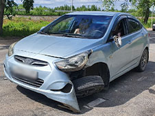 Причиной дорожной аварии стала невнимательность