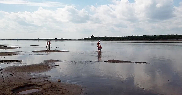 КОТы на пляжах Котласа