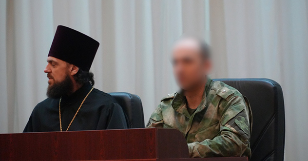 Митрополит Архангельский вручил икону отряду спецназначения «Ратник» Росгвардии