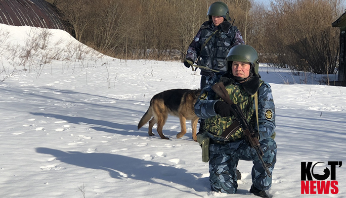 Тактико-строевые занятия закончились чаепитием на природе