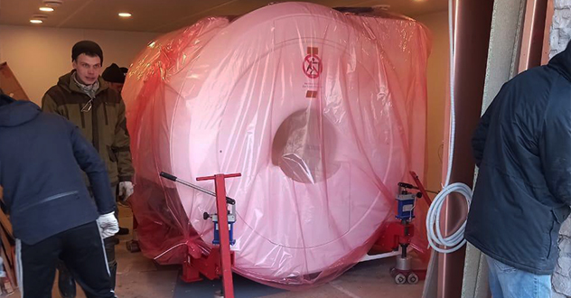 В Котласской ЦГБ приступили к монтажу МРТ