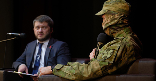 Военнослужащий Росгвардии – участник СВО стал почётным гостем на церемонии закрытия военно-патриотической игры в Архангельске