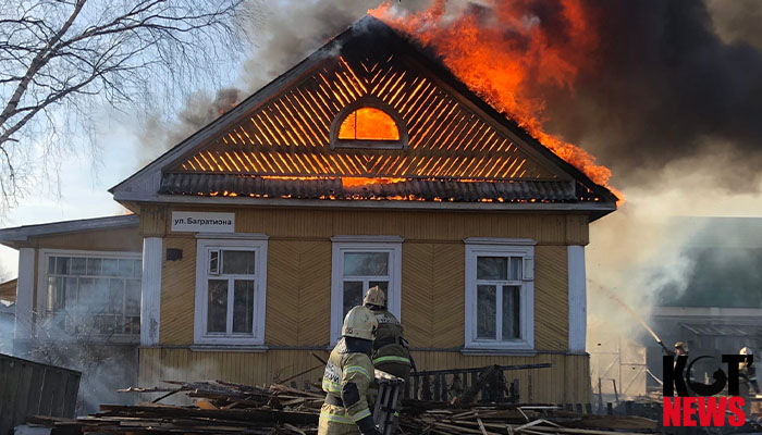 Пожар ликвидирован в короткие сроки, пострадавших нет