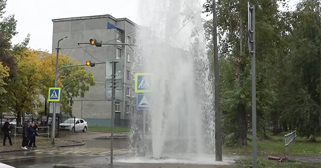 Фонтан у школы №2