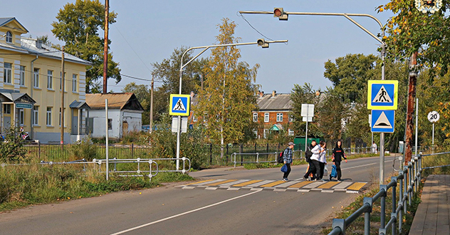 В Поморье завершаются запланированные на 2023 год работы по модернизации пешеходных переходов и светофоров