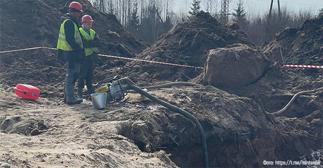 В п. Шипицыно выполнили устройство фундамента под водонасосную станцию второго подъема