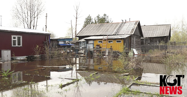Район 46 Лесозавода в Котласе начинает топить