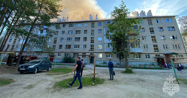 В поселке Савинский завершён капитальный ремонт крыши  многоквартирного дома, поврежденного в результате пожара