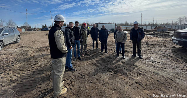 В п. Шипицыно выполнили устройство фундамента под водонасосную станцию второго подъема