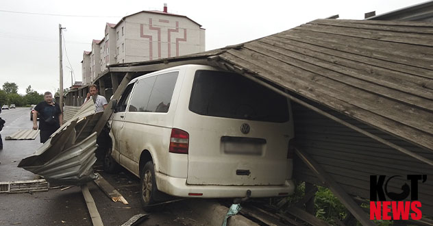 Я не заметил, как она выехала