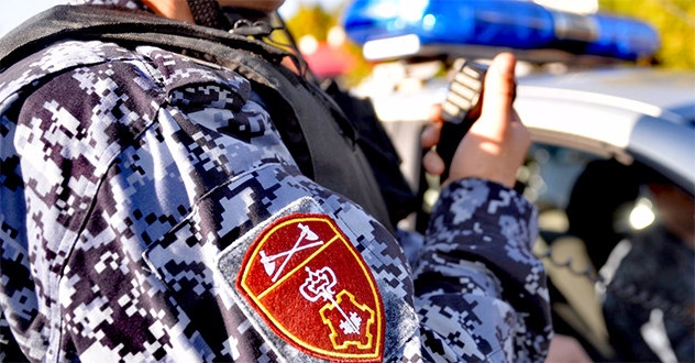 Северодвинские росгвардейцы задержали двух подозреваемых в хищении спиртного из магазина