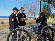 В Архангельске сотрудники полиции провели профилактический рейд