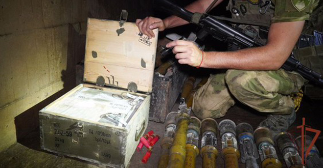 Росгвардейцы обнаружили в ДНР склад боеприпасов американского и европейского производства