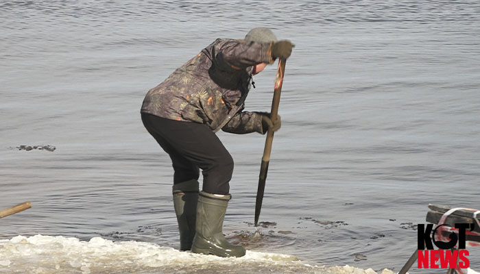 Ледоход в Котлас придёт недели через полторы