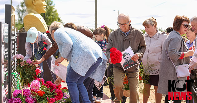 Жители Слуды почтили память павших в годы войны земляков