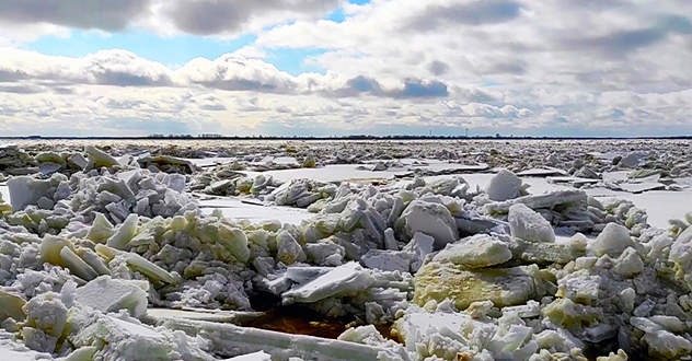 Подготовка к весеннему ледоходу идёт в штатном режиме