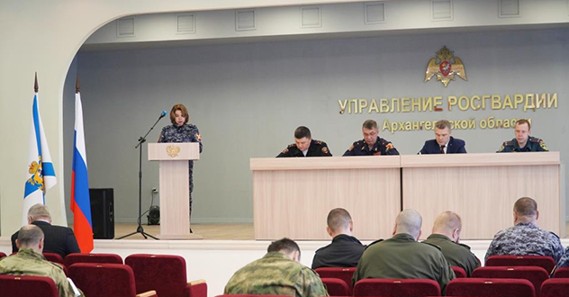 В Управлении Росгвардии обсудили вопросы обеспечения безопасности избирательной кампании в Поморье