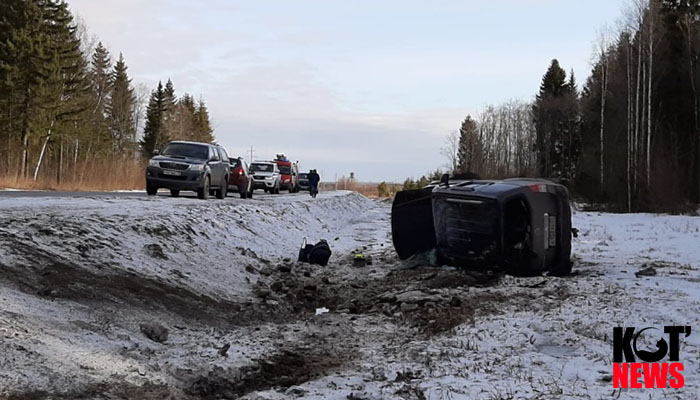В Котласском районе в ДТП погибла молодая женщина