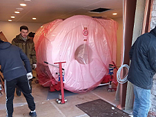 В Котласской ЦГБ приступили к монтажу МРТ