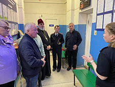 В сопровождении начальника штаба МО МВД России «Котласский» Владимира Богданова Общественный совет при МО МВД России «Котласский» провели гражданский мониторинг