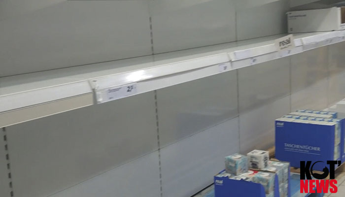 В немецком Вильдау в большом дефиците туалетная бумага