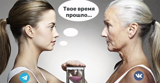 Время ВКонтакте прошло...