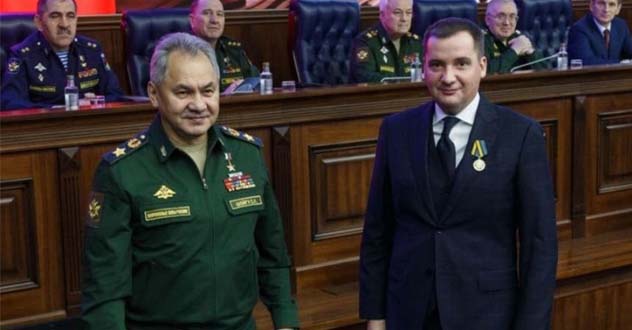 Александра Цыбульского наградили медалью «За укрепление боевого содружества»