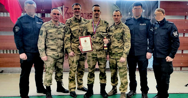 Архангельский росгвардеец стал призером чемпионата Росгвардии по зимнему офицерскому троеборью