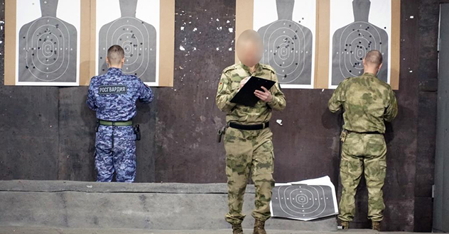 В Архангельской области состоялись соревнования среди областных подразделений Росгвардии по зимним видам спорта