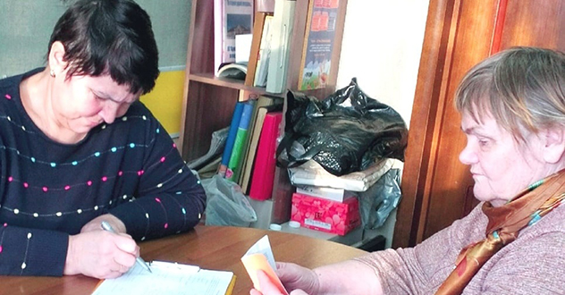 В Вычегодском активно собираются подписи в поддержку В.В.Путина на предстоящих выборах