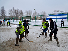 СОБР Росгвардии завоевал «серебро» турнира хоккея на валенках среди архангельских силовых структур