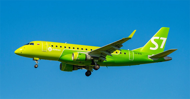 S7 Airlines увеличивает частоту рейсов из Архангельска в Москву