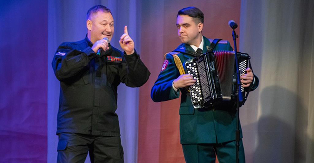 Ансамбль песни и пляски Северо-Западного округа Росгвардии дал концерт в Архангельске