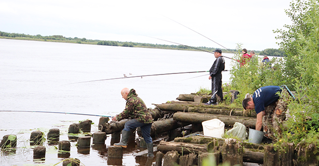Лучших рыбаков определили среди ветеранов УФСИН России по Архангельской области