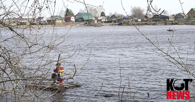 В Котласе навигацию открыли дети