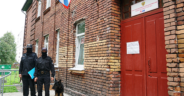 В Архангельской области сотрудники Росгвардии обследуют избирательные участки