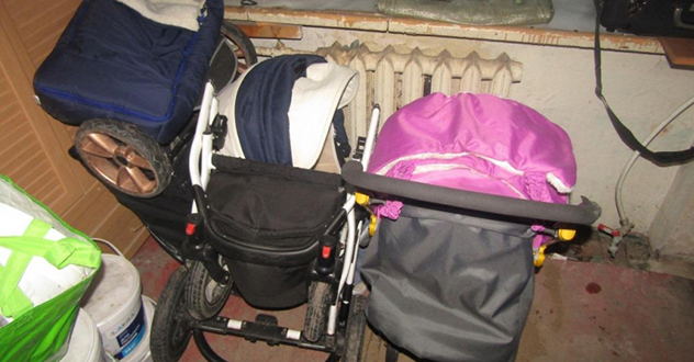 В Архангельске сотрудниками полиции задержан подозреваемый в краже детских санок и коляски