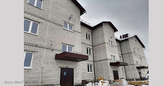 В поселке Приводино Котласского округа завершается строительство дома