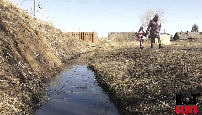 Канализационный ручей в Котласе пережил много руководителей