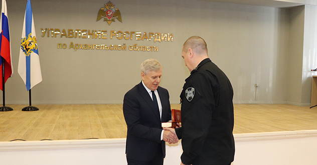 В Архангельске отметили 30-летие со дня образования СОБР Росгвардии