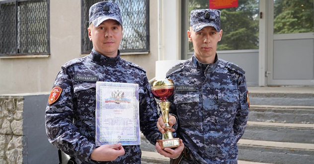 В Архангельской области определили лучшую группу задержания вневедомственной охраны Росгвардии