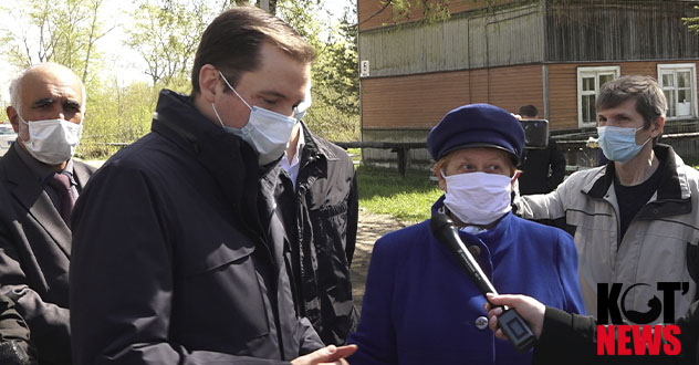 Знакомство с Котласом Александр Цыбульский начал с подтопленных территорий