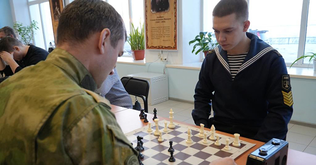 В Архангельске прошёл чемпионат областной Росгвардии по шахматам