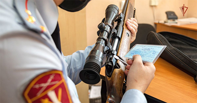 Сотрудники Управления Росгвардии по Архангельской области за август изъяли 31 единицу оружия