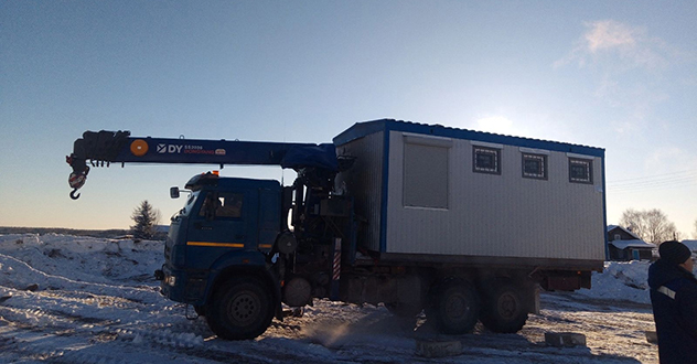 Мобильное отделение почты от ИК-14 доставлено в Шуйгу