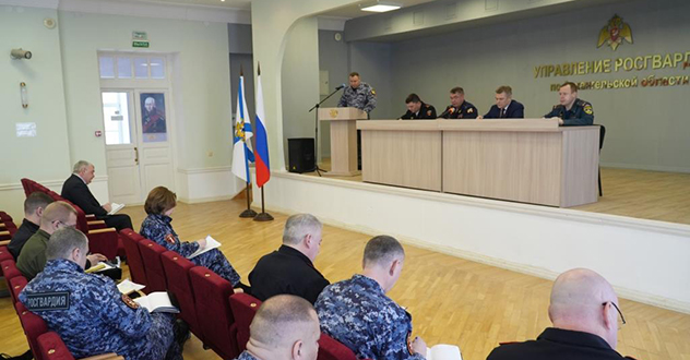 В Управлении Росгвардии обсудили вопросы обеспечения безопасности избирательной кампании в Поморье