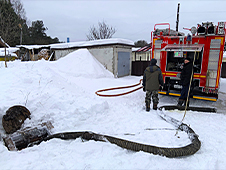 Пожарные спасли дом в Устьянском районе