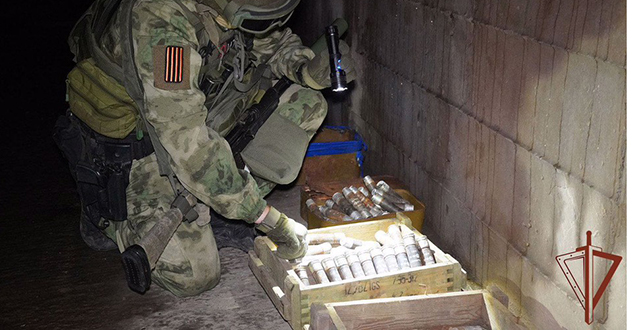 Росгвардейцы обнаружили в ДНР склад боеприпасов американского и европейского производства